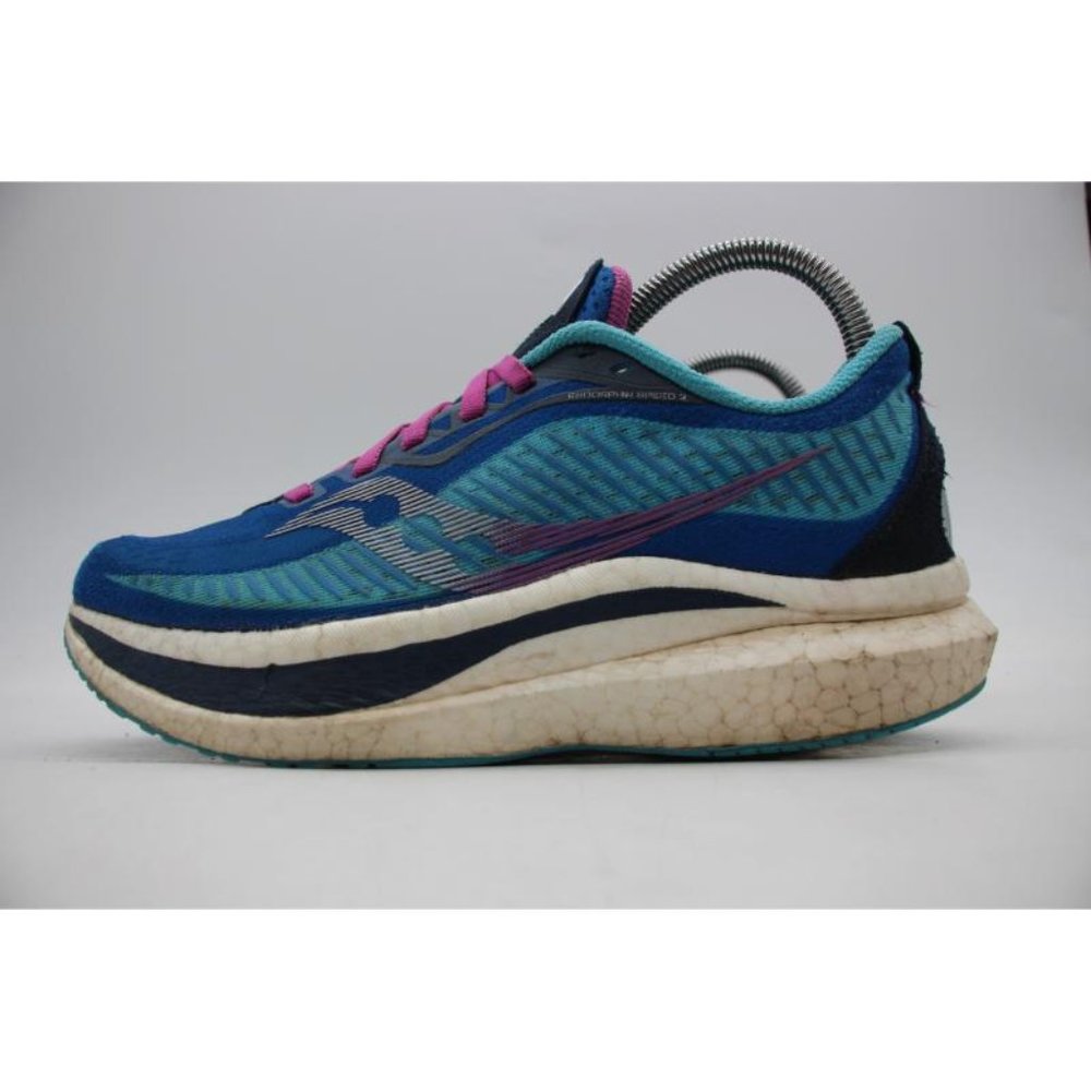 Saucony Endorphin Speed 2 Women's Size 7.5 Running Athletic Shoes Blue Purple - Picture 4 of 11